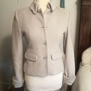 Wool jacket light blue